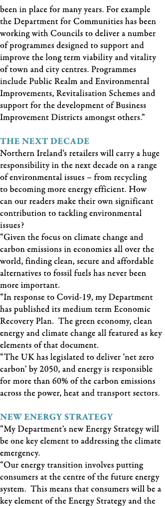 been in place for many years  For example the Department for Communities has been working with Councils to deliver a    